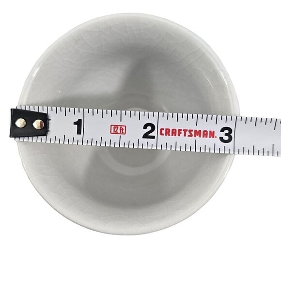 Pier 1 Blue Paisley Print Ceramic Japanese Style Sake Tea Set Cups – Set of 4** - Picture 8 of 16